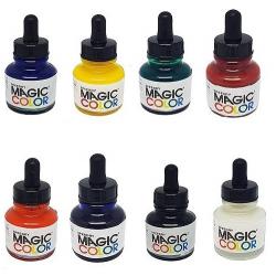 Kit 8 Colori aerografo MAGIC COLOR Liquid Acrylic - Starter Set 28 ml