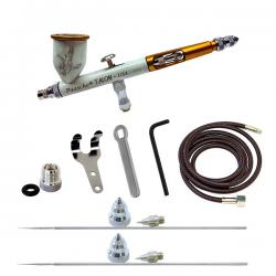 Aerografo Paasche C-TG3AS-WG Talon Cerakote  0.25 - 0.38 - 0.66 mm WHITE/GOLD