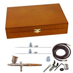Aerografo Paasche Talon TG-3F SET 3 aghi da 0.25 0.38 0.66 in COFANETTO DI LEGNO
