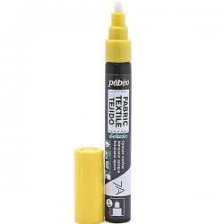 PENNARELLO 7A 4 mm Pebeo Colore per tessuto YELLOW - GIALLO