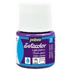 Pebeo Setacolor LIGHT FABRICS Colore per tessuti chiari 45 ml  PARMA VIOLET - VIOLA PARMA