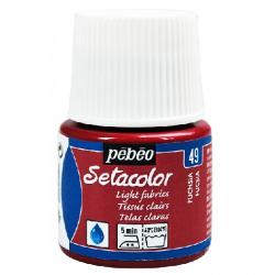 Pebeo Setacolor LIGHT FABRICS Colore per tessuti chiari 45 ml  FUCHSIA