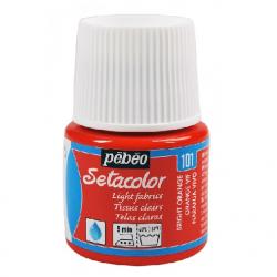 Pebeo Setacolor LIGHT FABRICS Colore per tessuti chiari 45 ml  BRIGHT ORANGE