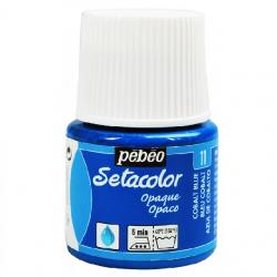 Pebeo Setacolor OPAQUE Colore per tessuto 45 ml  COBALT BLUE - BLU COBALTO