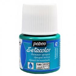 Pebeo Setacolor OPAQUE MOIRE' Colore per tessuto 45 ml  TURQUOISE - TURCHESE