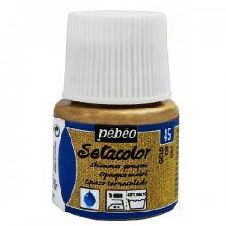 Pebeo Setacolor OPAQUE MOIRE' Colore per tessuto 45 ml  GOLD - ORO