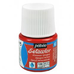 Pebeo Setacolor OPAQUE MOIRE' Colore per tessuto 45 ml  PASSION RED - ROSSO PASSIONE