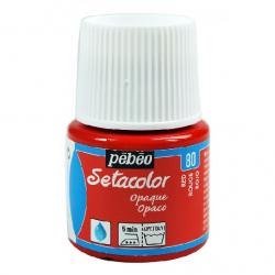 Pebeo Setacolor OPAQUE Colore per tessuto 45 ml  RED - ROSSO