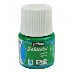 Pebeo Setacolor OPAQUE Colore per tessuto 45 ml  LEAF GREEN - VERDE FOGLIA