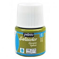 Pebeo Setacolor OPAQUE Colore per tessuto 45 ml  OLIVE - VERDE OLIVA