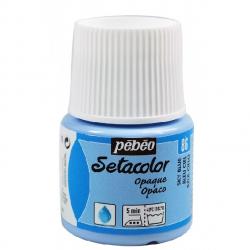 Pebeo Setacolor OPAQUE Colore per tessuto 45 ml  SKY BLUE - AZZURRO
