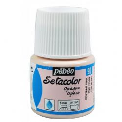 Pebeo Setacolor OPAQUE Colore per tessuto 45 ml  PORTRAIT PINK - ROSA CARNE
