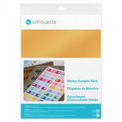 11 Fogli assortiti "Sampler Pack " Silhouette etichette 21,5 x 28 cm