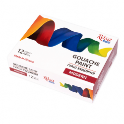 Colori acrilici MODERN GOUACHE Paint Set - ROSA Studio - 12 colori 40 ml