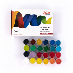 Colori acrilici MODERN GOUACHE Paint Set - ROSA Studio - 24 colori 20 ml