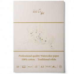 Blocco 10 fogli per acquerello SMLT Art A3 - 400 g/mq 3AS-10(400)PRO/FSC