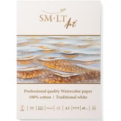 Blocco 10 fogli per acquerello SMLT Art A5 - 300 g/mq 5AS-10(300)PRO/FSC