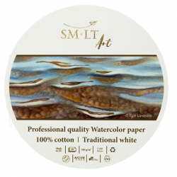 Blocco 20 fogli per acquerello SMLT Art - 300 g/mq AS-20(300)/PRO/FSC