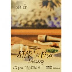 Blocco 20 fogli per disegno SMLT Art A4 - 170 g/mq PS-20(170)/FSC