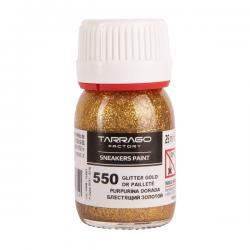TARRAGO Sneakers Paint Colore per pelle e tessuto 25 ml  GLITTER GOLD - GLITTER ORO