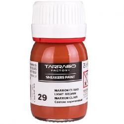 TARRAGO Sneakers Paint Colore per pelle e tessuto 25 ml  LIGHT BROWN - MARRONE CHIARO