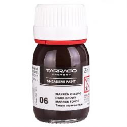 TARRAGO Sneakers Paint Colore per pelle e tessuto 25 ml  DARK BROWN - MARRONE SCURO