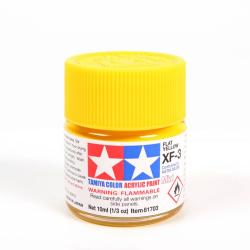 Tamiya colore acrilico opaco 10 ml XF-3 FLAT YELLOW