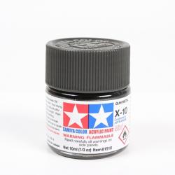 Tamiya colore acrilico lucido 10 ml X-10 GUN METAL
