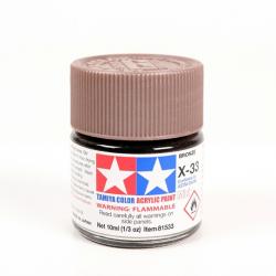 Tamiya colore acrilico lucido 10 ml X-33 BRONZE