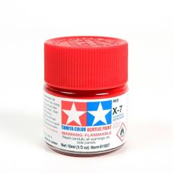 Tamiya colore acrilico lucido 10 ml X-7 RED
