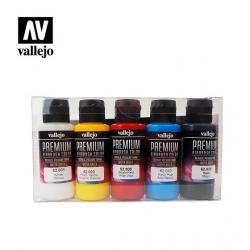 Kit Vallejo PREMIUM RC - 5 colori BASIC OPAQUE COLOR 60 ml