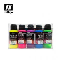 Kit Vallejo PREMIUM RC - 5 colori FLUO  60 ml