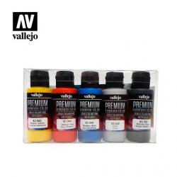 Kit Vallejo PREMIUM RC - 5 colori METALLIC  60 ml