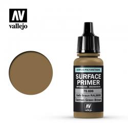Primer acrilico poliuretanico Vallejo 17 ml GRÜN BRAUN RAL 8000 PRIMER