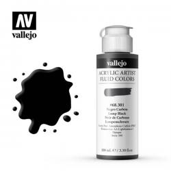 Vallejo Acrylic Artist Fluid Colors 100 ml colore CARBON BLACK