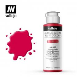 Vallejo Acrylic Artist Fluid Colors 100 ml colore NAPHTHOL CRIMSON