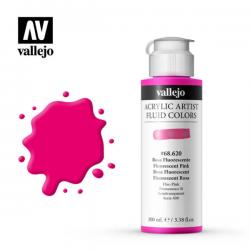 Vallejo Acrylic Artist Fluid Colors 100 ml colore FLUORESCENT PINK