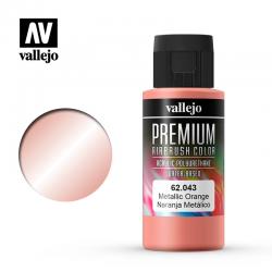 Vallejo PREMIUM RC 60 ml colore METALLIC ORANGE