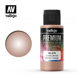 Vallejo PREMIUM RC 60 ml colore CANDY BROWN