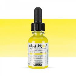 AQUA DROP Schmincke 30 ml colore aerografo 200 LEMON YELLOW - GIALLO LIMONE
