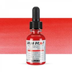 AQUA DROP Schmincke 30 ml colore aerografo 320 VERMILION RED - ROSSO VERMIGLIO