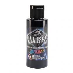 Createx Wicked 60 ml colore aerografo W002 BLACK - NERO