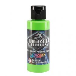 Createx Wicked Fluorescente 60 ml colore aerografo 20023 GREEN - VERDE