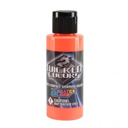 Createx Wicked Fluorescente 60 ml colore aerografo 20027 ORANGE - ARANCIONE