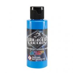 Createx Wicked Fluorescente 60 ml colore aerografo 20028 BLUE - BLU