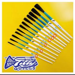 6 Pennelli per pinstriping Andrew Mack Serie Tilly Quills