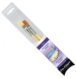 Set 2 pennelli in fibra sintetica DA VINCI - KIT 5013 DECOUPAGE - linea Hobby