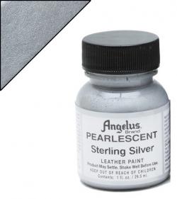 ANGELUS Colore per pelle e tessuto 454C PEARLESCENT STERLING SILVER 29,5 ML