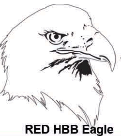 Stencil aerografo "Eagle large" AQUILA by R.Evans