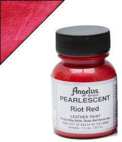 ANGELUS Colore per pelle e tessuto 451C PEARLESCENT RIOT RED 29,5 ML